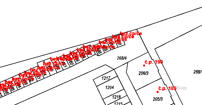Broumov 46365699 na parcele st. 456 v KÚ Velká Ves u Broumova, Katastrální mapa