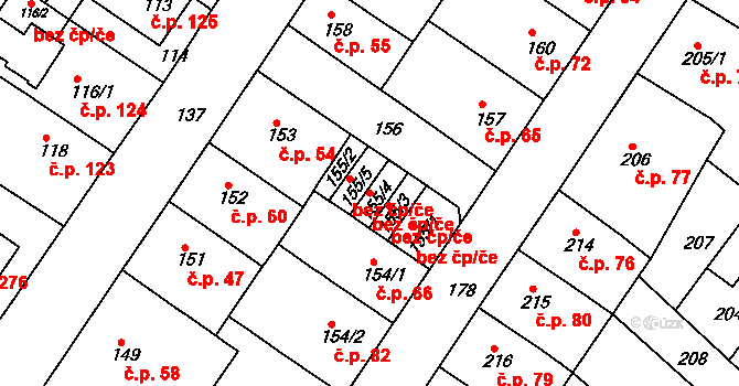 Teplice 78801699 na parcele st. 155/4 v KÚ Prosetice, Katastrální mapa
