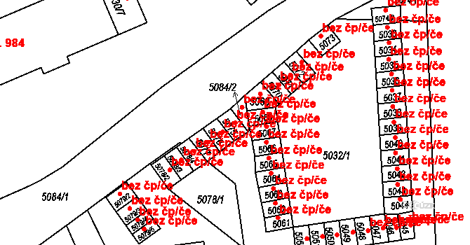 Česká Lípa 39730701 na parcele st. 5075 v KÚ Česká Lípa, Katastrální mapa
