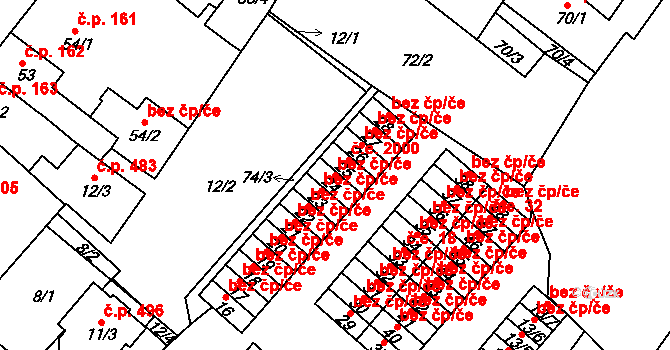 Teplice 47685701 na parcele st. 24 v KÚ Sobědruhy, Katastrální mapa