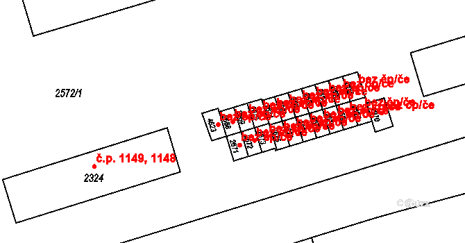 Beroun 50082701 na parcele st. 2668 v KÚ Beroun, Katastrální mapa