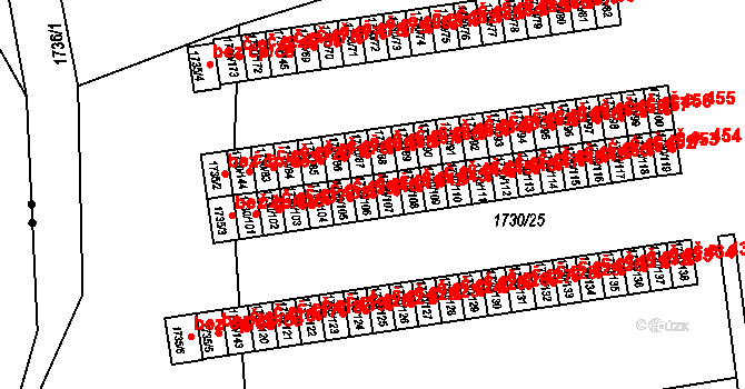 Miřetice u Klášterce nad Ohří 441, Klášterec nad Ohří na parcele st. 1730/106 v KÚ Miřetice u Klášterce nad Ohří, Katastrální mapa