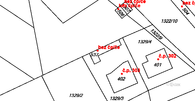 Benešov nad Černou 44201702 na parcele st. 537 v KÚ Benešov nad Černou, Katastrální mapa