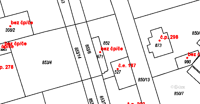 Brozany nad Ohří 80987702 na parcele st. 971 v KÚ Brozany nad Ohří, Katastrální mapa