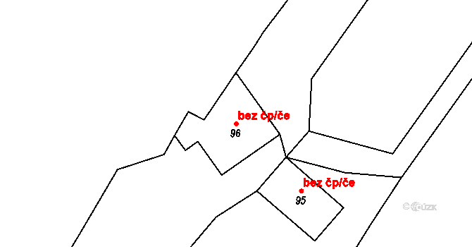 Budíškovice 47519703 na parcele st. 96 v KÚ Budíškovice, Katastrální mapa