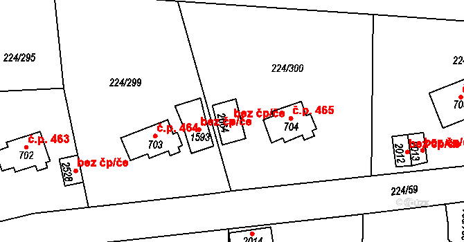 Ostrov 49608703 na parcele st. 2664 v KÚ Ostrov nad Ohří, Katastrální mapa