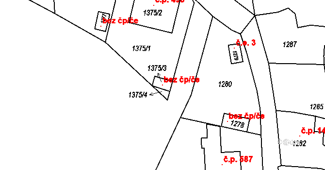 Velké Opatovice 107670704 na parcele st. 1375/3 v KÚ Velké Opatovice, Katastrální mapa