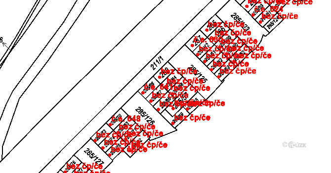 Brno 45537704 na parcele st. 285/64 v KÚ Žabovřesky, Katastrální mapa
