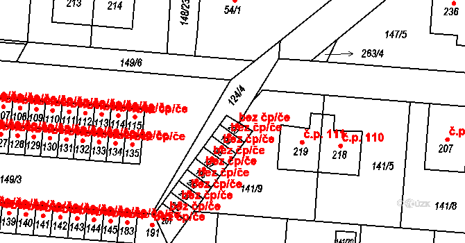 Lázně Bělohrad 49932705 na parcele st. 200 v KÚ Dolní Nová Ves, Katastrální mapa