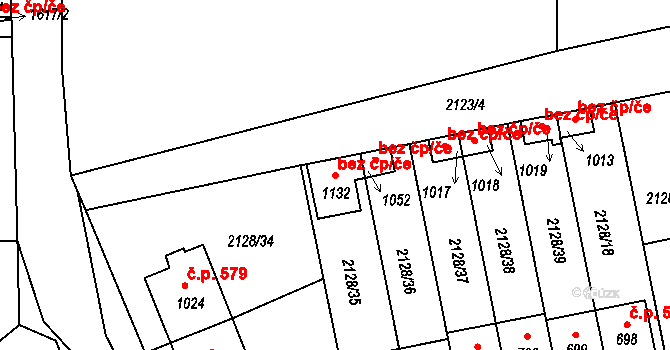 Zliv 41764706 na parcele st. 1132 v KÚ Zliv u Českých Budějovic, Katastrální mapa