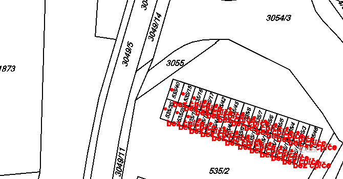 Rychnov nad Kněžnou 44304706 na parcele st. 535/40 v KÚ Rychnov nad Kněžnou, Katastrální mapa