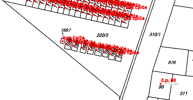 Neratovice 45438706 na parcele st. 1692 v KÚ Neratovice, Katastrální mapa
