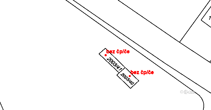 Holešov 47579706 na parcele st. 2003/41 v KÚ Holešov, Katastrální mapa