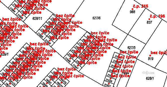 Jičín 39777707 na parcele st. 2154/2 v KÚ Jičín, Katastrální mapa