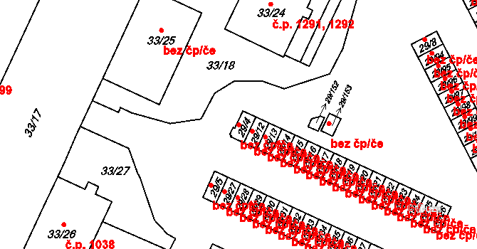 Plzeň 40253708 na parcele st. 29/4 v KÚ Doubravka, Katastrální mapa