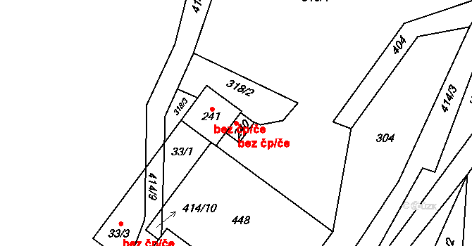 Dolní Újezd 43806708 na parcele st. 240 v KÚ Staměřice, Katastrální mapa