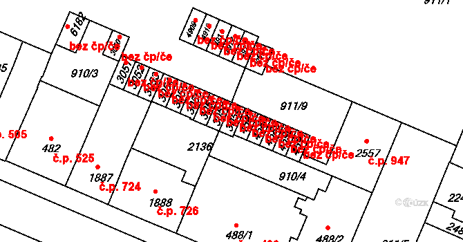 Třebíč 44130708 na parcele st. 3059 v KÚ Třebíč, Katastrální mapa