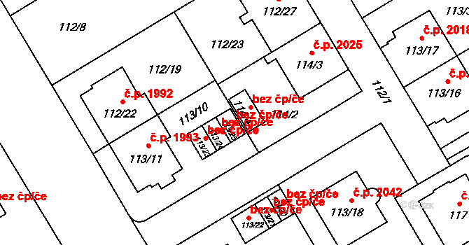 Opava 42605709 na parcele st. 113/25 v KÚ Opava-Předměstí, Katastrální mapa