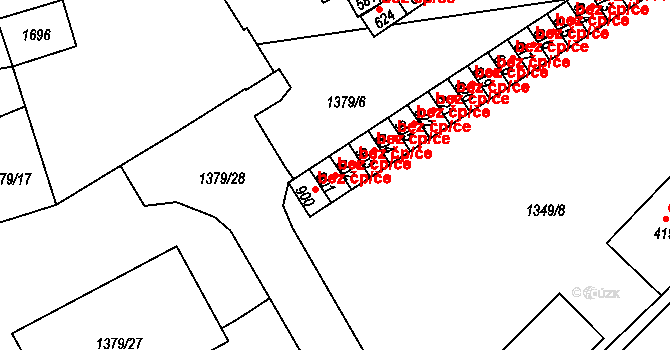 Holýšov 39194710 na parcele st. 901 v KÚ Holýšov, Katastrální mapa