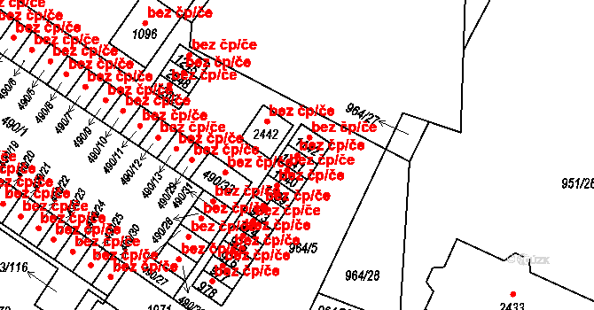 Přibyslav 44540710 na parcele st. 1141 v KÚ Přibyslav, Katastrální mapa