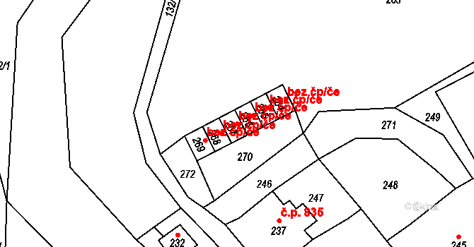 Desná 38447711 na parcele st. 267 v KÚ Desná III, Katastrální mapa