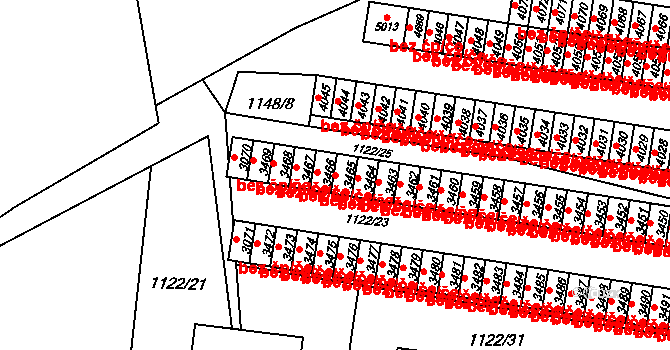 Rožnov pod Radhoštěm 39570711 na parcele st. 3465 v KÚ Rožnov pod Radhoštěm, Katastrální mapa