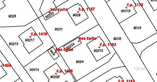 Rychnov nad Kněžnou 44273711 na parcele st. 902/24 v KÚ Rychnov nad Kněžnou, Katastrální mapa