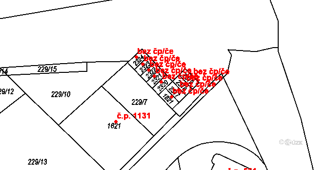 Čáslav 38247712 na parcele st. 2320 v KÚ Čáslav, Katastrální mapa