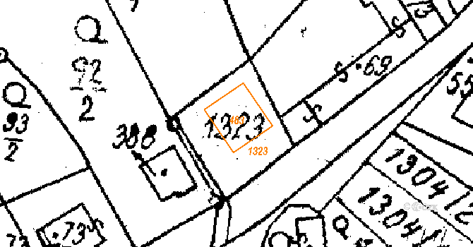 Týn nad Bečvou 380 na parcele st. 483 v KÚ Týn nad Bečvou, Katastrální mapa