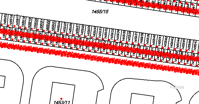 Kosmonosy 39297713 na parcele st. 1453/72 v KÚ Kosmonosy, Katastrální mapa