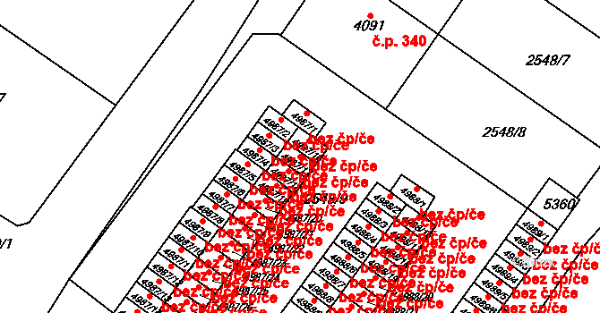 Kolín 39867714 na parcele st. 4987/17 v KÚ Kolín, Katastrální mapa
