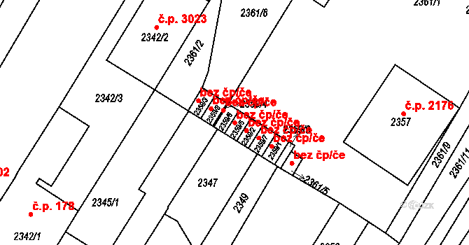 Brno 45531714 na parcele st. 2359/5 v KÚ Žabovřesky, Katastrální mapa