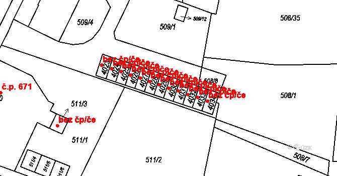 Žamberk 39453715 na parcele st. 4030 v KÚ Žamberk, Katastrální mapa