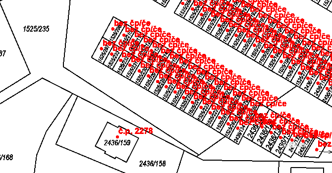 Sokolov 44376715 na parcele st. 1525/227 v KÚ Sokolov, Katastrální mapa