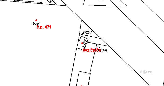 Třebechovice pod Orebem 40311716 na parcele st. 1329 v KÚ Třebechovice pod Orebem, Katastrální mapa