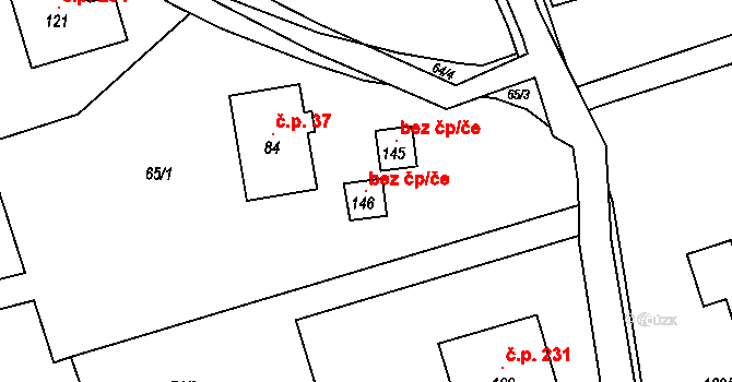 Libchavy 120237717 na parcele st. 146 v KÚ Prostřední Libchavy, Katastrální mapa