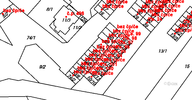 Teplice 41346718 na parcele st. 10/4 v KÚ Sobědruhy, Katastrální mapa