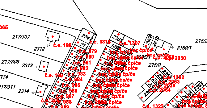 Sezimovo Ústí 906 na parcele st. 1491 v KÚ Sezimovo Ústí, Katastrální mapa