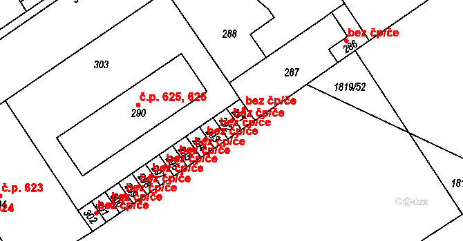 Buštěhrad 42080720 na parcele st. 292 v KÚ Buštěhrad, Katastrální mapa