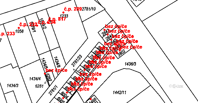 Chrudim 43706720 na parcele st. 5565 v KÚ Chrudim, Katastrální mapa