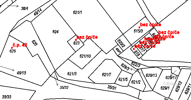 Loděnice 100, Katastrální mapa