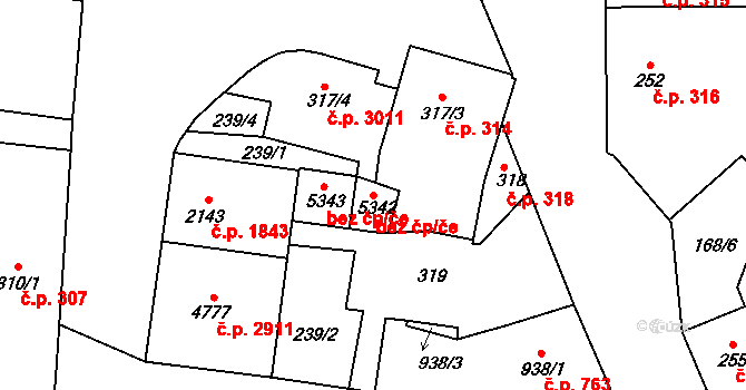 Dvůr Králové nad Labem 41883721 na parcele st. 5342 v KÚ Dvůr Králové nad Labem, Katastrální mapa