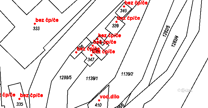 Mistrovice 45508721 na parcele st. 345 v KÚ Mistrovice nad Orlicí, Katastrální mapa