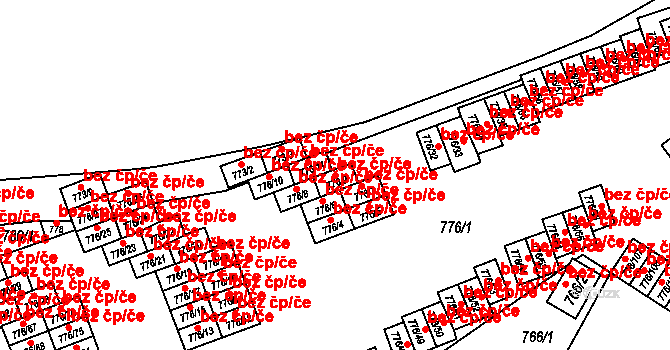 Jemnice 46416722 na parcele st. 776/9 v KÚ Jemnice, Katastrální mapa