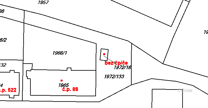 Staré Město 46659722 na parcele st. 1972/18 v KÚ Staré Město u Frýdku-Místku, Katastrální mapa