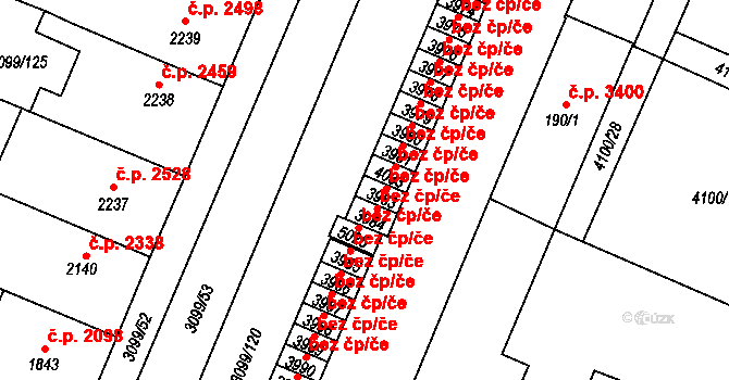 Břeclav 47064722 na parcele st. 3983 v KÚ Břeclav, Katastrální mapa