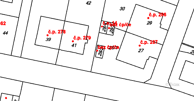 Ústí nad Labem 38840723 na parcele st. 28/2 v KÚ Klíše, Katastrální mapa
