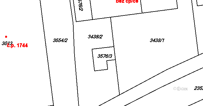 Objekt 47802723, Katastrální mapa