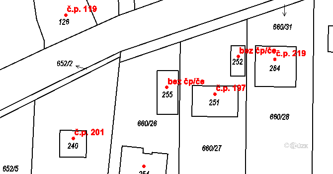 Chotěšov 80873723 na parcele st. 255 v KÚ Mantov, Katastrální mapa