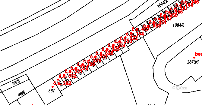 Staré Město nad Metují 325, Náchod na parcele st. 337 v KÚ Staré Město nad Metují, Katastrální mapa